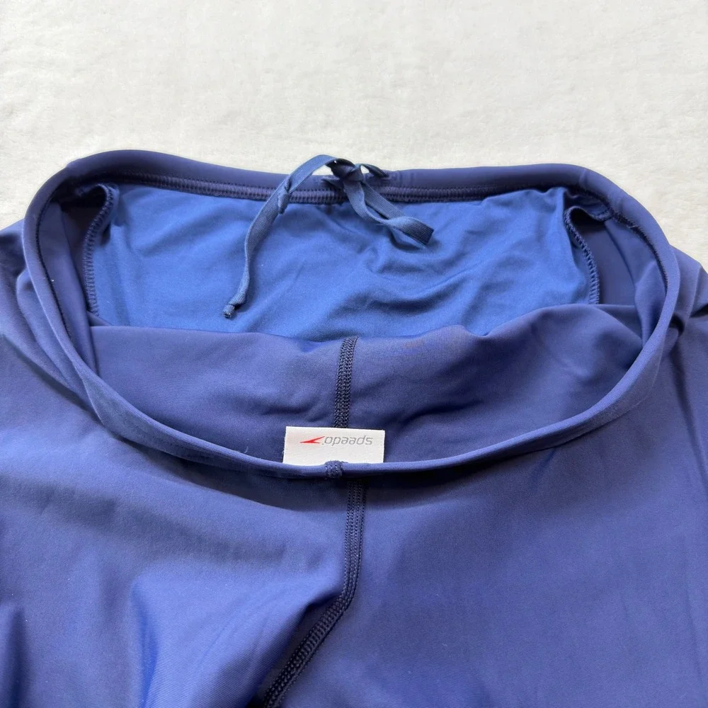 Speedo Jammer Swim Shorts Mens 34 Navy Blue Good Athletic‎ Compression Training